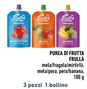 Conad PUREA DI FRUTTA FRULLÀ 100 g offerta