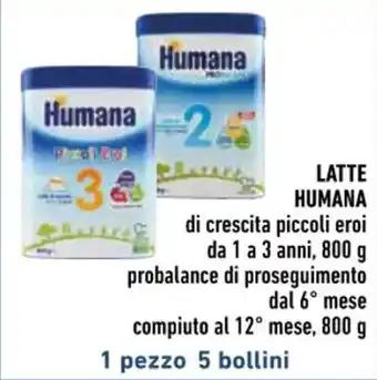 Conad LATTE HUMANA 800 g offerta