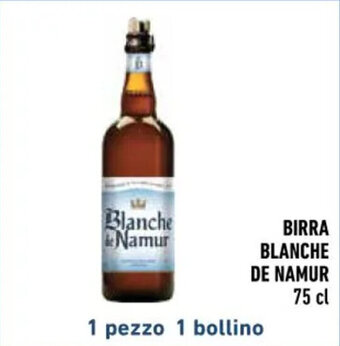 Conad BIRRA BLANCHE DE NAMUR 75 cl offerta