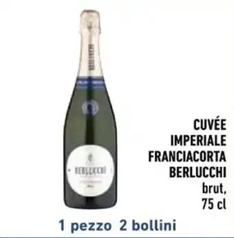 Conad CUVÉE IMPERIALE FRANCIACORTA BERLUCCHI brut, 75 cl offerta