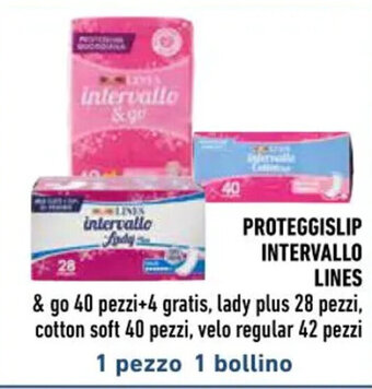 Conad PROTEGGISLIP INTERVALLO LINES offerta
