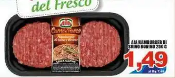 Sacoph Aia Hamburger di Suino Bovino 200g offerta