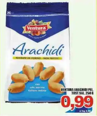 Sacoph Ventura Arachidi Pel Tost Sal 250g offerta