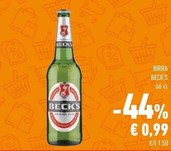 Conad BIRRA BECK'S 66 cl offerta