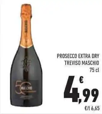 Conad PROSECCO EXTRA DRY TREVISO MASCHIO 75 cl offerta