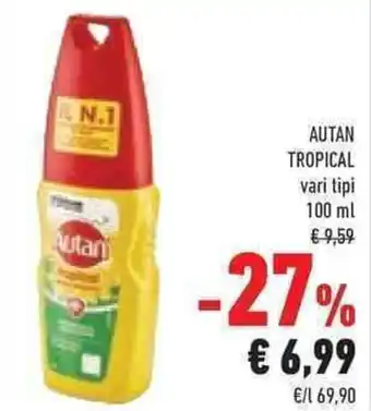 AUTAN TROPICAL vari tipi 100 ml