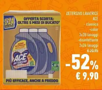 Conad DETERSIVO LAVATRICE ACE offerta