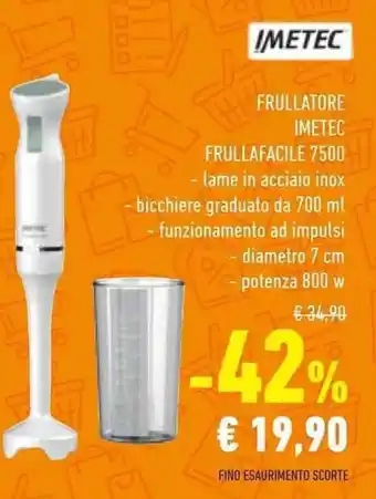 Conad FRULLATORE IMETEC FRULLAFACILE 7500 offerta