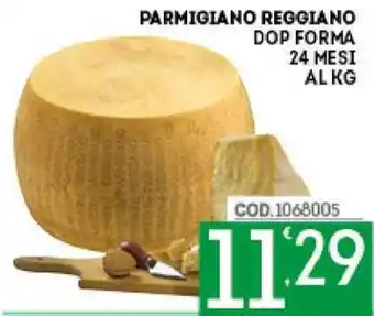 Eurocash PARMIGIANO REGGIANO DOP FORMA 24 MESI AL KG offerta