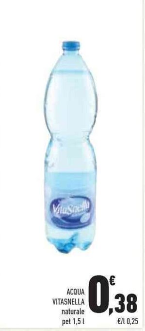 Conad ACQUA VITASNELLA naturale pet 1,5 l offerta