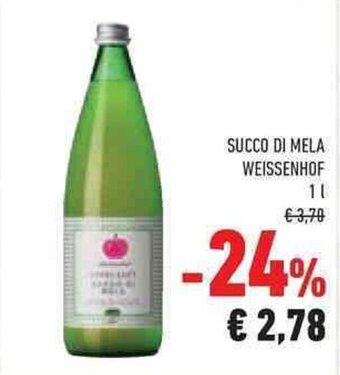 Conad SUCCO DI MELA WEISSENHOF 1 l offerta