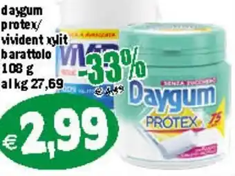 daygum protex/ vivident xylit barattolo 108 g