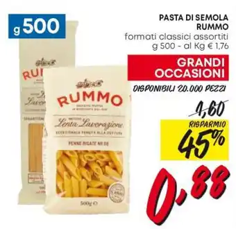 PASTA DI SEMOLA RUMMO g 500