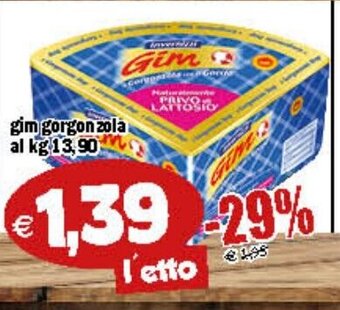 Il Castoro Supermercati gim gorgonzola offerta