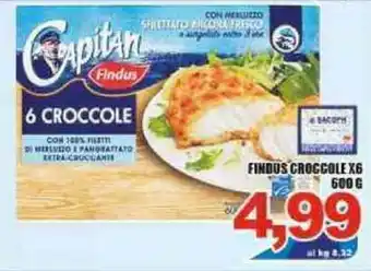 Sacoph Findus Croccole x6 600g offerta