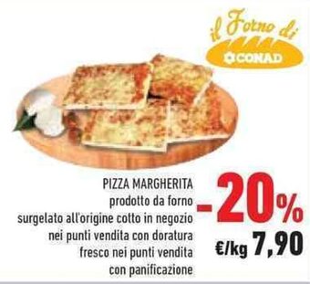 Conad PIZZA MARGHERITA offerta