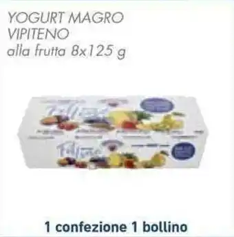 Conad YOGURT MAGRO VIPITENO alla frutta 8x125 g offerta