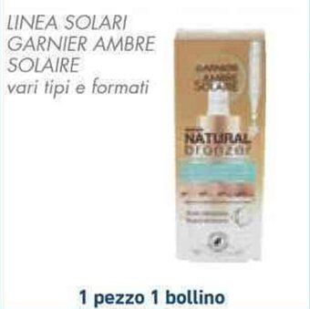 Conad LINEA SOLARI GARNIER AMBRE SOLAIRE offerta