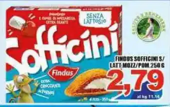 Sacoph Findus Sofficini S/Latt Mozz/Pom 250g offerta