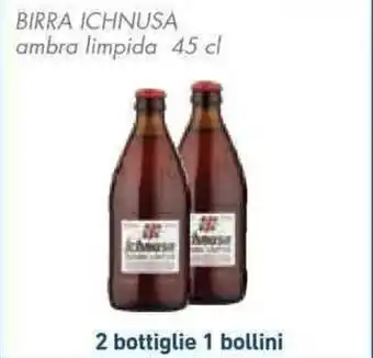 Conad BIRRA ICHNUSA ambra limpida 45 cl offerta