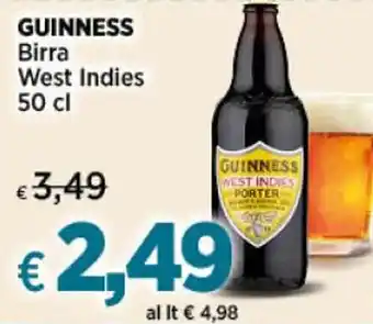 Crai GUINNESS Birra West Indies 50 cl offerta