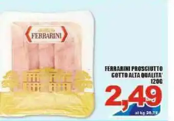 Sacoph Ferrarini Prosciutto Cotto Alta Qualità 120g offerta