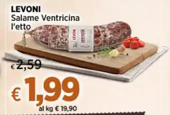 Crai LEVONI Salame Ventricina l'etto offerta