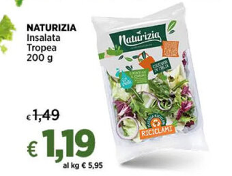 Crai NATURIZIA Insalata Tropea 200 g offerta
