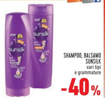 Conad SHAMPOO, BALSAMO SUNSILK vari tipi e grammature offerta