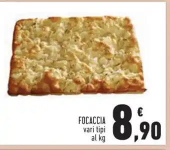 Conad FOCACCIA vari tipi al kg offerta