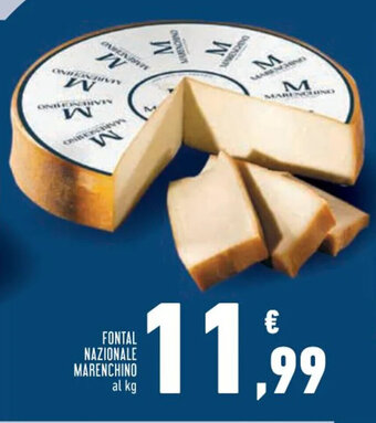 Conad FONTAL NAZIONALE MARENCHINO al kg offerta
