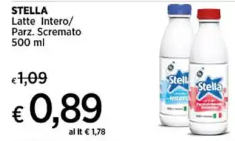 Crai STELLA Latte Intero/ Parz. Scremato 500 ml offerta