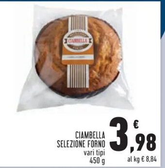 Conad CIAMBELLA SELEZIONE FORNO vari tipi 450 g offerta