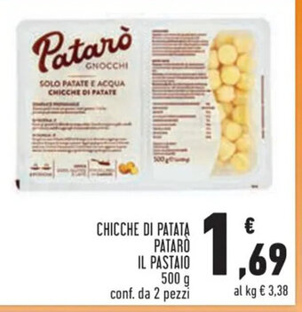 CHICCHE DI PATATA PATARO IL PASTAIO 500 g conf. da 2 pezzi