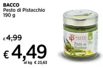 Crai BACCO Pesto di Pistacchio 190 g offerta