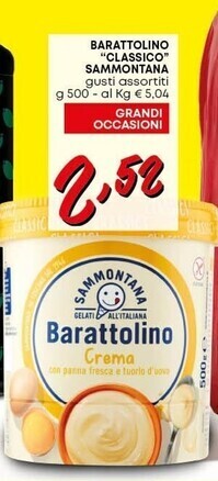 Pam Sammontana barattolino classico offerta