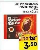 Pam Ferrero gelato su stecco pocket coffee offerta