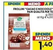 Pam Pam frollini cacao e nocciole qualità per te offerta