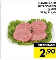 Pam Hamburger di tacchino offerta