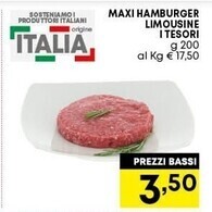 Pam I tesori maxi hamburger limousine offerta