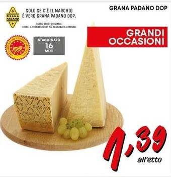 Pam Grana padano dop offerta