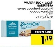 Pam Galbusera wafer buoni cosi offerta