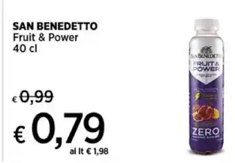 Crai SAN BENEDETTO Fruit & Power 40 cl offerta