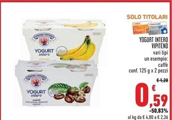 Conad City Vipiteno yogurt intero offerta