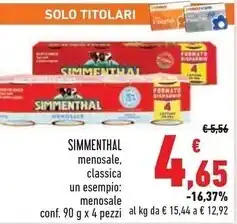 Conad City Simmenthal menosale offerta