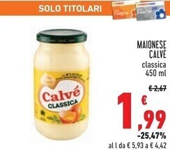 Conad City Calvè maionese offerta