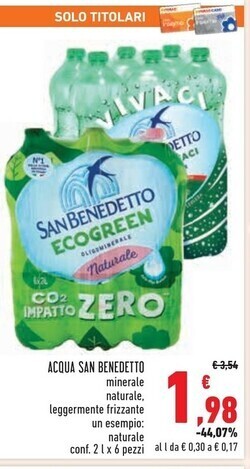 Conad City San benedetto acqua offerta