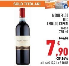 Conad City Arnaldo caprai montefalco doc offerta