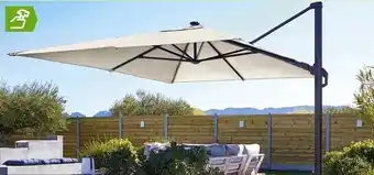 Leroy Merlin Naterial - ombrellone decentrato con led sonora offerta