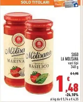 Conad Superstore La molisana sugo offerta